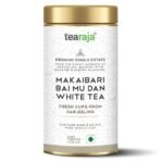 Makaibari Bai Mu Dan White Tea ( Pai Mu Tan or White Peony ) 100 Gms | 100 % Pure Single Estate | Makaibari | White Tea | Rich In Antioxidant | Leads to Healthy Lifestyle | - Fast Shipping to USA & Canada - Image 2