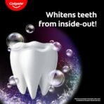 Colgate Visible White O2, Teeth Whitening Toothpaste (50g) for noticeably whiter teeth starting in 3 days. Peppermint Sparkle with Active Technology, Enamel Safe Teeth Whitening (Pack of 2) - Fast Shipping to USA & Canada - Image 5