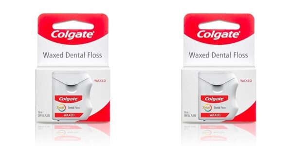 Colgate Waxed Dental Floss, 50 Metres (2) - Fast Shipping to USA & Canada