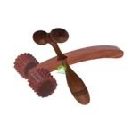 FA INDUSTRIES Wooden Face, Neck Massager Face Glowing Soft Skin Mini Face Massager (Set of 2) - Fast Shipping to USA - Image 2