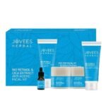 Jovees Herbal Bio Retinol & Cica Extract Anti Ageing Mini Facial Kit For Ageing, Wrinkles, Fine Lines & Dark Spots With Bakuchiol Oil | 5 Step Facial Kit For All Skin Types 215g - Fast Shipping to USA & Canada