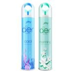 Godrej aer Spray | Room Freshener for Home & Office - Cool Aqua & Jasmine Delight | Pack of 2 (220 ml each) | Long-Lasting Fragrance - Fast Shipping to USA & Canada - Image 2