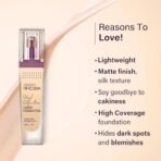 Hilary Rhoda High Definition Foundation | Hides Pores & Blemishes | HD Foundation For All Skin Types | Blendable Formula | Matte & Natural Finish High Coverage | 33ml (Natural Beige| Shade 03) - Fast Shipping to USA & Canada - Image 6