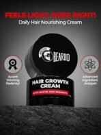 BEARDO Hair Growth Cream, 75 Grams|Daily Hair Nourishing Cream For Men|Hair Cream With Redensyl And Biotin|Hair Moisturizing|Non-Sticky|Onion Oil Hair Cream - Fast Shipping to USA & Canada - Image 4