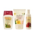 moha: Herbal Hair Shampoo | Mild Shampoo For All Hair Types 100 ml, Herbal Hair Conditioner 100 ml Herbal Hair Serum For Men & Women 30 Ml | Non-Sticky Silky Smooth, Tangle-Free Hair Pack of 3 - Fast Shipping to USA & Canada