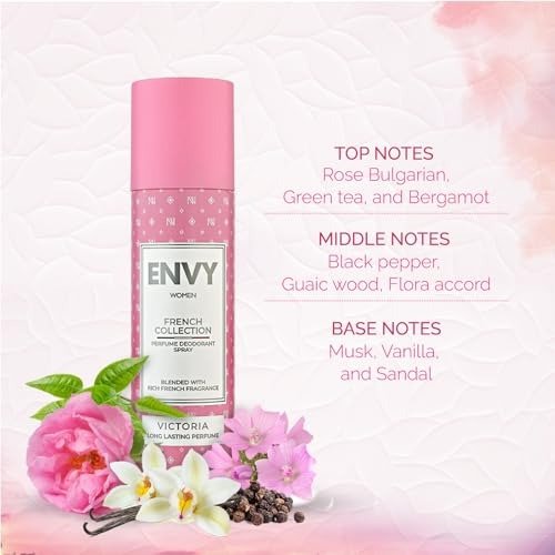 Buy ENVY Victoria French Collection Perfume Deodorant Spray