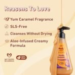 Plum BodyLovin' Vanilla Caramello Body Wash | SLS-Free Creamy Shower Gel For Women | Delicious Caramel Fragrance for Soft & Smooth Skin | Aloe-Infused Nourishing Shower Gel For All Skin Types (240 ml) - Fast Shipping to USA & Canada - Image 6