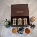 Golden Tips Assorted Tea Gift Box | Immunity Boosting Darjeeling Teas | Gift of Health | Diwali Gift Set | Gift Hamper of Darjeeling Tea + Earl Grey Tea + Darjeeling Green Tea - Fast Shipping to USA & Canada - Image 2