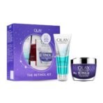 Olay Retinol Kit for Overnight Repair | Retinol Cream with Free Cleanser | Plumper, Younger looking Skin | 24h Hydration | Fragrance Free | Normal, Oily, Dry,Combination Skin | Paraben & Sulphate Free | Pack of 2 - Fast Shipping to USA & Canada - Image 2