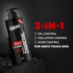 Beardo 3-in-1 Activated Charcoal Face Wash| Deep Cleanse, Exfoliate & Detoxify | All-in-One Face Wash for Oily Skin, Dirt & Pollution Removal | Oil Control Face wash for men 200ml - Fast Shipping to USA & Canada - Image 5