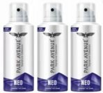 Park Avenue NEO 140 ml each Perfume Body Spray - For Men (420 ml, Pack of 3) - Fast Shipping to USA & Canada - Image 2