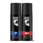 Beardo Mafia & Spy Deodorant Perfume Body Spray (120ml x 2) | Long Lasting No Gas Deo For Men | Oriental, Woody Notes - Mafia Deo | Aromatic Fresh - Spy | Christmas gift for men | Gift For Friends | Gift for Men - Fast Shipping to USA & Canada - Image 2