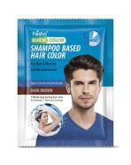 Nisha Dark Brown 5 Minute Shampoo Hair Color, Long Lasting Permanent Hair Colour For Women & Men, Ammonia Free Hair Dye/colour, 100% Grey Coverage - Fast Shipping to USA & Canada - Image 5