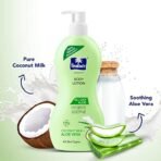 Parachute Advansed All Day Aloe Body Lotion with Coconut Milk & Aloe Vera, 100% Natural Moisturisers, (Pack of 2) - Fast Shipping to USA & Canada - Image 3