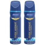 Park Avenue Men Cool Blue Combo Pack Of 2 Perfume Fresh Long Lasting Fragrance Spray Super Saver Mega Packs 440 Ml, 220 Millilitres - Fast Shipping to USA & Canada - Image 2