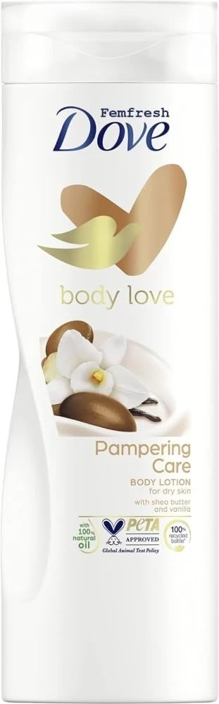 Dove Essential Nourishment Body Lotion, 400 ml (Shea Butter and Warm Vanilla) - Fast Shipping to USA & Canada