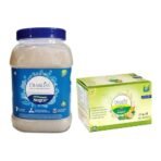 DiaBliss Diabetic Friendly Herbal Cane Sugar Jar + Herbal Diabetic Friendly Lemon Tea 300g Sachet Box Pack of 1 - Image 2