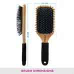 Vega Wooden Paddle Hair Brush (India's No.1* Hair Brush Brand) For Men and Women (E1-PB) - Fast Shipping to USA & Canada - Image 4