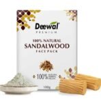 Deewal Premium Sandalwood Clay Face Mask | Ultra Glow & Deep Cleansing Face Pack | Absorbs Excess Oil & Removes Impurities | Natural Tan Removal | Chemical-Free | Suitable for All Skin Types - Fast Shipping to USA & Canada - Image 2