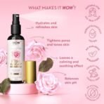 WOW Skin Science Himalayan Rose - 99% Pure Rose Water | Roses Sourced from Kannauj | Hydrates and Refreshes Skin | All Skin Types|For Men and Women | Paraben Free | 100 ml - Fast Shipping to USA & Canada - Image 5