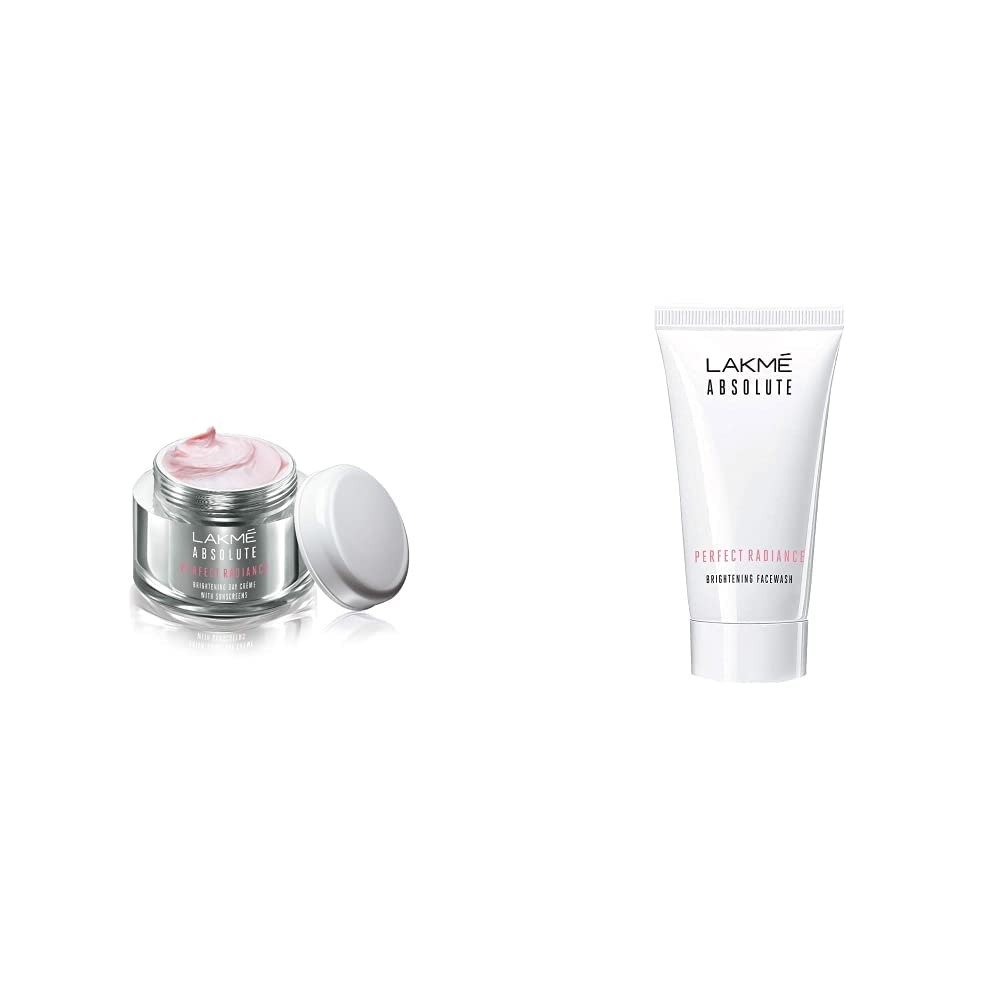 41ozw2Px1QL-1.jpg LAKME Perfect Radiance Fairness Day Creme 50 G & Lakme Absolute Perfect Radiance Skin Lightening Facewash, 50G - Fast Shipping to USA & Canada - Image 1