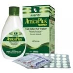 ARNICA PLUS (HAIR VITALIZER 100 ML + TRIOFER 50 TABLETS 100 ML ALLENKOL || Shophomeo)