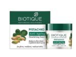 Biotique Pistachio Anti Ageing Nourishing Face Pack for All Skin Types, 50gm - Image 2