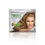 Nisha Cream Hair Color Rich Bright Long Lasting Hair Colouring For Ultra Soft Deep Shine 100% Grey Coverage Conditioning With Natural Herbs Light Blonde (Pack of 6) - Fast Shipping to USA & Canada - Image 2