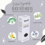 Deewal Black Seed Nigella Sativa Hair Oil - Bioactive Complete Hair Care | Vital Nutrients | 100% Natural | 100ml - Fast Shipping to USA & Canada - Image 5