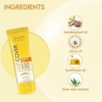 Jovees Herbal Sandalwood Natural Sun Cover SPF 30 | Protect From Sun Damage, UVA/UVB Rays & Blue Light | Lightweight and Oil Free Sunscreen For All Skin Type 100g - Fast Shipping to USA & Canada - Image 7