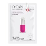 O3+ Facialist D-TAN Face Sheet Mask with Niacinamide for Hydrating & Glowing Skin| Reduces Dark Spots, Acne Scars, and Uneven Skin Tone (30g) - All Skin Types - Fast Shipping to USA & Canada