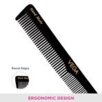 Vega General Grooming Hair Comb, (India's No.1* Hair Comb Brand)For Men and Women, Black, Handmade, (HMBC-110) - Fast Shipping to USA & Canada - Image 7