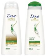 Dove Hair Fall Rescue Conditioner 335 ml& Dove Hair Fall Rescue Shampoo 340 ml, For Damaged Hair, Hair Fall Control for Thicker Hair - Mild Daily Anti Hair Fall Shampoo for Men & Women - Fast Shipping to USA & Canada - Image 2