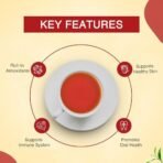 Golden Tips Healthy/ Natural and Organic Pure Darjeeling Black Tea Bags (100 Bags, 200 Gram ) - Fast Shipping to USA & Canada - Image 3