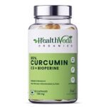 HEALTH VEDA ORGANICS PRIVATE LIMITED Curcumin C3 + Bioperine Supplements, 1310 Mg | 60 Veg Capsules | Supports Joint & Muscle Health | Better Absorption | Boost Immunity | For Men & Women - Fast Shipping to USA