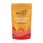 Oraah Turmeric Ginger Tea with Powerful Superfoods - 100 gms| Powerful Wellness & Healing Properties of Turmeric & Ginger | 100% Natural - Fast Shipping to USA & Canada - Image 2