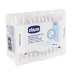 Chicco Cotton Buds with Eardrum Protection, 60 Pieces | For Baby Ear Cleaning | Made Of Paper Stem | Safe and Hygienic | Biodegredable - Image 3