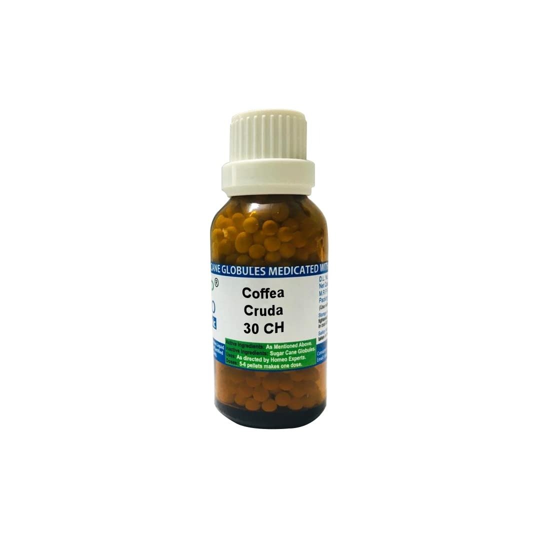 41ueQWWyUCL-1.jpg Shophomeo Coffea Cruda 30CH || Homeopathic Diluted Globules, 30 Grams - Image 1