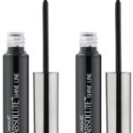 LAKME Absolute Shine Liquid Eye Liner, Black, Long Lasting Shimmery Liner For A Glossy Finish - Smudge Proof Eye Makeup Gel, Does Not Fade, 4.5 Ml (Pack Of 2) - Fast Shipping to USA & Canada