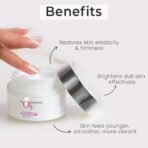 O3+ Night Repair Cream - Moisturiser For Brightening & Glowing Skin 50g | Fades Finelines & Wrinkles, Restores Skin Elasticity & Firmness - Ideal for All Skin Types - Fast Shipping to USA & Canada - Image 3