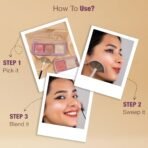 Hilary Rhoda Get Glow Highlighter Palette | Ultra Blendable & Long Lasting | Shimmer Finish & Illuminating Glow | Highly Pigmented & Easy To Blend Shades | 3 Shades in 1 Palette - 15g (Shade - 03) - Fast Shipping to USA & Canada - Image 7