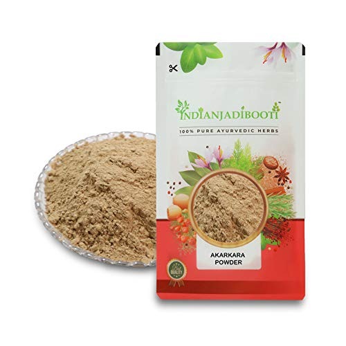 IndianJadiBooti Akarkara Roots Powder - Akarkara Jadd Powder - Anacyclus pyrethrum - Pellitory Roots, 100 Grams