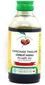 Vaidyaratnam Chinchadi Thailam 200 ml (Pack of 2)| Ayurvedic Products | Ayurveda Products | Vaidyaratnam Products - Image 2