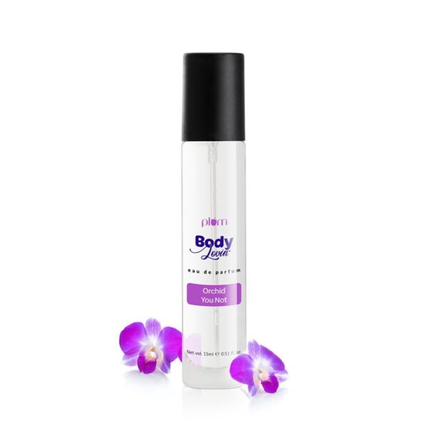 Plum BodyLovin' Orchid-You-Not Perfume | Long Lasting & Premium Fresh Floral Fragrance | Luxury Perfume For Women | Red Apple, Freesia & Musk Notes | Travel-Friendly | High On Fun (15 ml) - Fast Shipping to USA & Canada