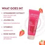Jovees Herbal Strawberry Face Wash For Hydrating & Glowing Skin with Strawberry Ext. | Gentle Cleanser For Brightens Skin, Removes Pigmentation | For Normal to Dry Skin Types - 120ML - Fast Shipping to USA & Canada - Image 7