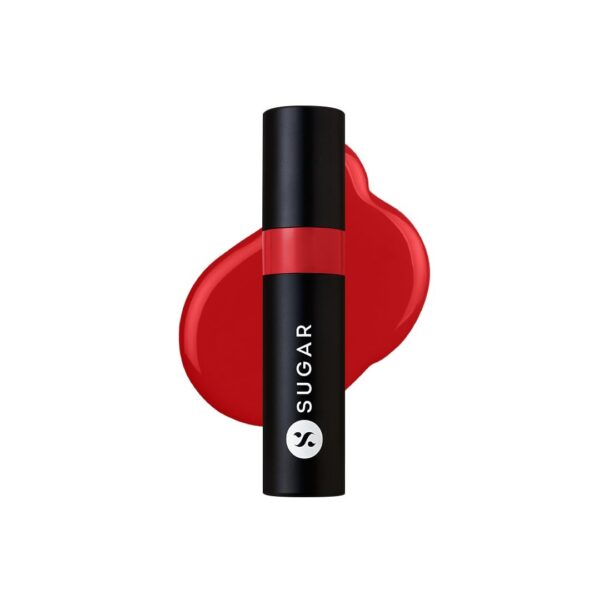 SUGAR Cosmetics Partner In Shine Transferproof Glossy Lipstick | Lasts upto 24hrs | Transferproof & Smudgeproof - 3ml - 11 Ruby Rioja - Fast Shipping to USA & Canada