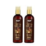 WOW Skin Science Moroccan Argan Hair Oil - WITH COMB APPLICATOR - Cold Pressed - No Mineral Oil & Silicones - 100mL|Pack of 2 - Fast Shipping to USA & Canada - Image 2