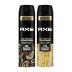 Axe Dark Temptation Men's Deodorant + Axe Gold Temptation Long Lasting Deodorant Bodyspray For Men, With An Irresistible Scent 215ml, Pack of 2 - Fast Shipping to USA & Canada - Image 2