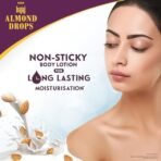 Bajaj Almond Drops Non-Sticky Body Lotion | Long Lasting Moisturization | Almond Oil & Vitamin E | Nourished and Smooth Skin | 400 ML - Fast Shipping to USA & Canada - Image 4