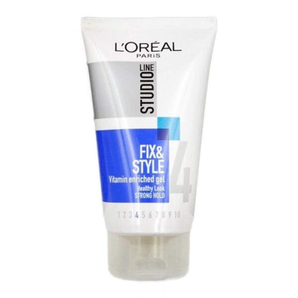 L'Oreal Paris Studio Line Fix & Style No. 4 Strong Hold Vitamin Enriched Gel 4 150 ML (A Belgium Product) - Fast Shipping to USA & Canada